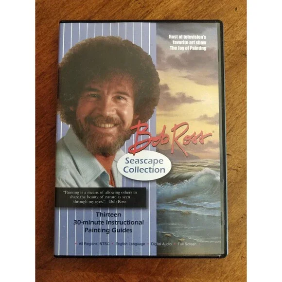 Bob Ross Joy of Painting Series: Seascape Collection DVD 13 30min Painting Guide - Picture 1 of 8